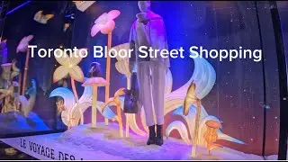 Urban Exploration: A Night Walk Through Bloor Street's Illuminated Boutique