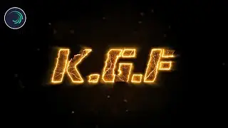 KGF Title Animation in Alight Motion