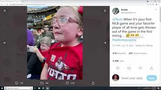 Young Reds fan, saddened by Votto's ejection from game, given signed ball by player