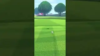 Nice Long Putt! Hole 18. 41.4ft! #nintendoswitchsports #golf #esports #switchsports