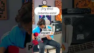 Try this fingerstyle exercise ❤️&zwj;🔥 Feel Da Pocket 🔥⚡ #bass #bassplayer #bassist #funk #slap #tips