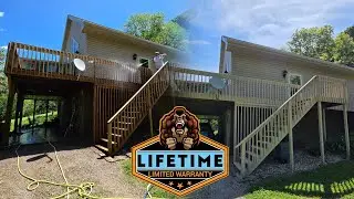 Rescued from #Deck Replacement | Weathered 2x6 Deck Gets Locked-Down and Encapsulated by Kong Armor