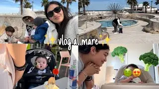 vlog/ Andiamo al mare🌊 Dylan assaggia il broccolo🥦🤢😍