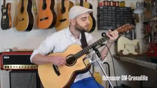 Gitarrenbau Hornauer und Michael Rei&szlig;: OM-Granadillo Akustikgitarre (Oktava Mk 012-01 MSP2)