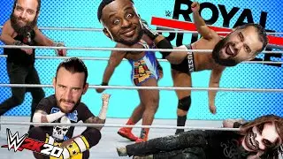 OMG WWE Royal Rumble Gets Invaded by AEW in WWE 2K20 and This Happened!