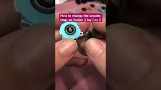 How to swap Joy Con 2 accent rings. #switch2 #customjoycon2