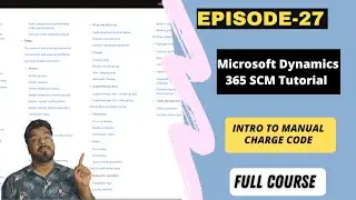 EPISODE 27 | Set up manual charge codes in Dynamics 365 finance and operations