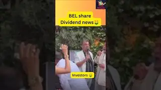 Bel share dividend news 🤑 l Bharat Electronics limited #stockmarket#news