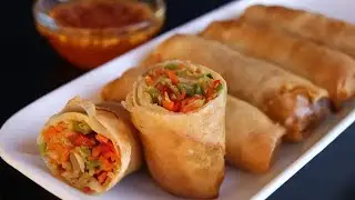 वेज स्प्रिंग रोल बाजार वाले घरपर बनाए आसान तरीके से veg spring roll vegetables