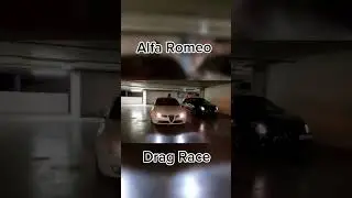 Alfa Romeo 159 vs Giulietta Drag Race #alfaromeo #dragrace #159 #giulietta