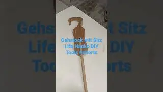 Gehstock mit Sitz Eigenbau Life Hacks DIY Tools #shorts