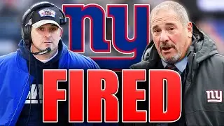 New York Giants FIRE Joe Judge! Dave Gettleman 
