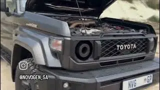Toyota LandCruiser LX 79 V8 engine, what a beauty #automobile #wheelsinmud #offroadoverland #offroad