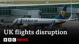 Flights resume after UK air traffic control issue but disruption continues | BBC News