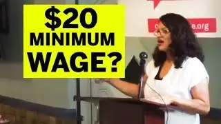 Rashida Calls for $20 Minimum Wage
