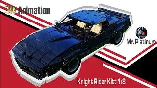 Knight Rider Kitt 1:8 LEGO Technic car animation
