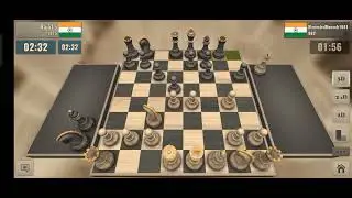 208 - Opponent missed to trade Knight,so I took advantage - Timeout 🎉#03/01/2025 #chess #tricks #fun