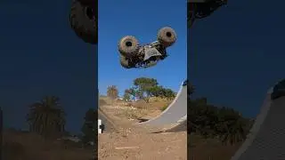 Wild ride #monstertruck #stunt #offroad #monsterjam #4x4 #gopro #losi #rc #shorts