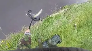 Lancaster  canal  ( Glasson Dock) fishing for pike.