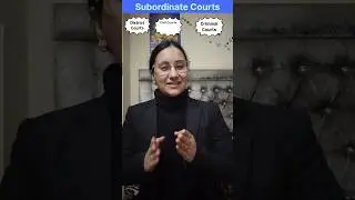 Hierarchical Structure of Indian Courts ☺️#shorts