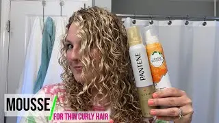 🆕 How to Style Curly Hair with MOUSSE! (Curly Hair Style Tips)