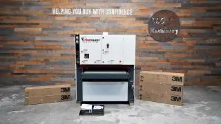 2016 Timesavers 1300 Series 43&Prime; Dual Head Wide Belt Sander W/59 Hours
