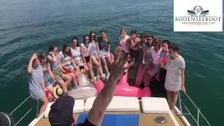 BODENSEEBOOT.DE - Junggesellinnenabschied - JGA-Ausfahrt auf dem Bodensee in Langenargen, 25.07.2020