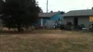 Joe catches massive air on a Honda CRF50R