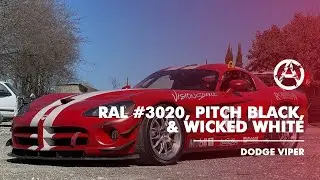 RAL #3020, PITCH BLACK, & WICKED WHITE | DIPYOURCAR | DODGE VIPER