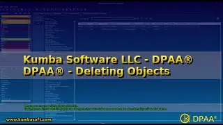 DPAA&reg; - Deleting Object Configurations