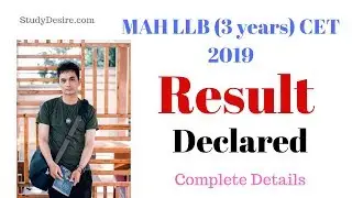 MAH LLB (3 years) CET 2019 result released at info.mahacet.org; check here