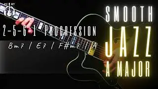 Epic Chill Jazz Backing Track for Improvisation | A Major | B Dorian Minor @ 90 BPM