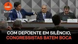 Com depoente em silêncio, congressistas batem boca durante CPI do INSS
