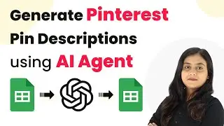 How to Generate Pinterest Pin Descriptions using AI Agent