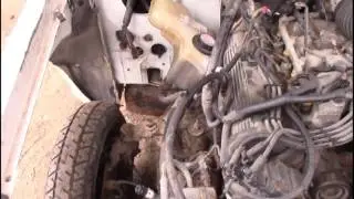 bone stock old school crown vic demoltion derby car build
