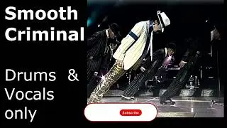Michael Jackson - Smooth Criminal (drums and vocals only)#michaeljackson #isolatedvocals