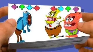 SpongeBob's Insides 2 - FNF Flipbook Animation
