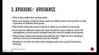 Conflict Handling Styles