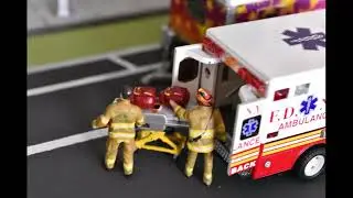 New-York, FDNY and Breaking News diorama 1/64 scale, &eacute;pisode 3