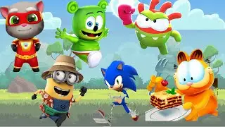 Top 6 Game Running most Favourite Game in 2021 - Om Nom Run, Tom Hero, Minion Rush, Garfield Rush...