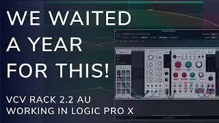 VCV Rack 2.2 working as AU in Logic Pro X (All 3 plugin types on one channel)