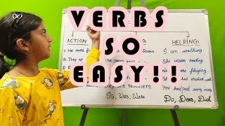 VERBS - Action Verbs, Linking Verbs & Helping Verbs। Confidiya
