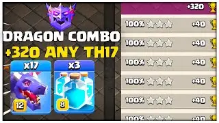 Powerful Th17 Attack Strategy = Mass Dragons + 3 Clone Spell | Clash of Clans