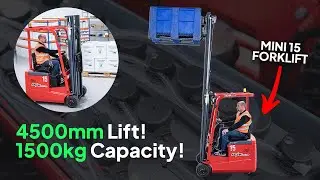 This Small Forklift Can Lift 1.5 Tonne?! 😳 | Kelvin Mini 15 Forklift