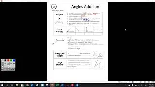 1 5  Angle Addition Postulate 1
