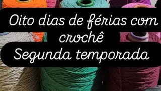 #oitodiasdeferiascomcrocher crochê 🧶🧶 do dia 5/8 #crochet #croche 
