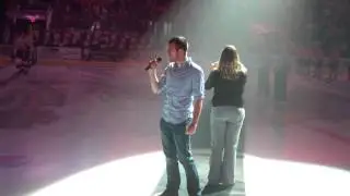 Nick Goding singing National Anthem