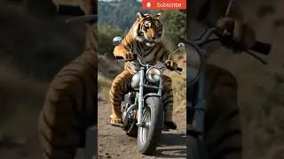 #Lionriding#LionMotorbike#wildAnimalshorts#viralshorts