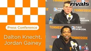 PRESS CONFERENCE: Dalton Knecht, Jordan Gainey meet with media after win over Tennessee Tech