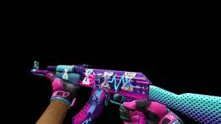 CSGO Sticker | Runtime (Holo) | AK-47 | Neon Rider
